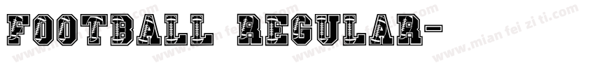 football Regular字体转换